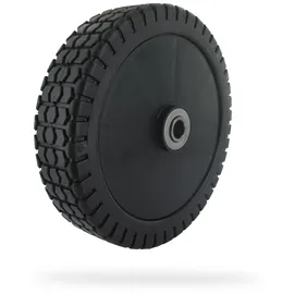 Greenstar Komplettrad + Radkappe passend für Rasenmäher Außen-Ø 180 mm/Achs-Ø 12,75 mm Weiß