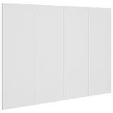 vidaXL Kopfteil Weiß 120x1,5x80 cm Holzwerkstoff