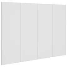 vidaXL Kopfteil Weiß 120x1,5x80 cm Holzwerkstoff