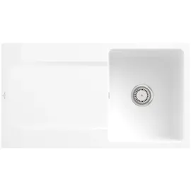 Villeroy & Boch Siluet 50 flat weiß alpin + Handbetätigung