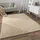 Paco Home Hochflor-Teppich »Arnheim 742«, rechteckig, 26 mm Höhe, Uni Farben, Rauten Muster, besonders weich, Hoch-Tief Effekt beige