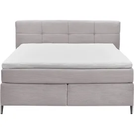 Set One by Musterring Boxspringbett Fairfield 180 x 200 cm Stoff Flamingo