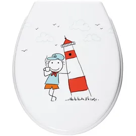 ADOB WC-Sitz Leuchtturm bunt