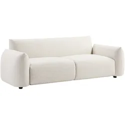 riess-ambiente Outdoor Sofa SEAHAWK 210cm creme Aluminium Olefin wetterfest 2-Sitzer Couch