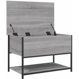 vidaXL Sitzbank mit Stauraum Grau Sonoma 70x42,5x47 cm Holzwerkstoff