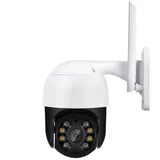 Hikity Überwachungskamera Überwachungskamera Aussen, 2MP HD 1080P Outdoor WLAN IP Kamera weiß