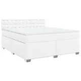 vidaXL Boxspringbett 180 x 200 cm Weiß