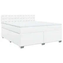 vidaXL Boxspringbett 180 x 200 cm Weiß
