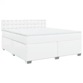 vidaXL Boxspringbett 180 x 200 cm Weiß