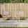 vidaXL Garten-Lounge-Set 3-tlg. Kiefernholz braun
