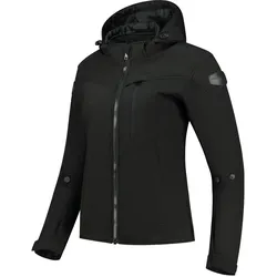 Rusty Stitches Ann Damen Motorrad Textiljacke, schwarz, Größe 36