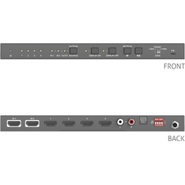 PURETOOLS Purelink Verteiler PT-SP-HD24DA HDMI Toslink Cinch, Switch Box