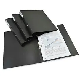 Rapesco Ringbuch DIN A4 38 mm Schwarz 10 St.