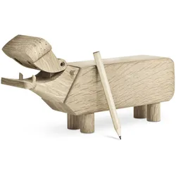 Kay Bojesen - Holz-Flusspferd H 9 cm, Eiche natur