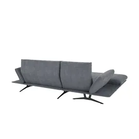 KOINOR Eckcouch Flachgewebe 2-Sitzer Grau