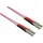 Roline LWL-Kabel duplex 50/125μm OM4, LSH/LSH, LSOH, violett, 7,5 m