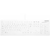 Cherry AK-C8112 Medical Keyboard, weiß, USB, DE (AK-C8112-U1-W/GE)