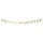 Riffelmacher & Weinberger Deko-Schriftzug Glitzer Holz Girlande 190 x 10 cm Gold
