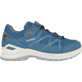 Lowa Kinder Innox Evo II GTX Low Schuhe (Größe 33, blau)