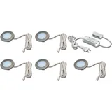 Hera 5er-Set LED-Einbauleuchte 3W ww Tr.24/30W 61056958002