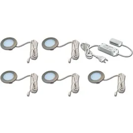 Hera 5er-Set LED-Einbauleuchte 3W ww Tr.24/30W 61056958002