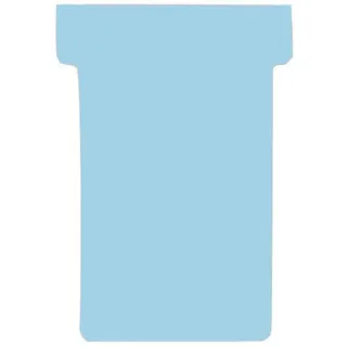 Franken T-Karten, Größe 2, á 48 x 84 mm, hellblau 100 St./Pack.