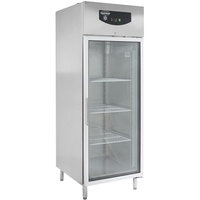 Groju Flaschenkühlschrank mit 1 Glastür Getränkekühlschrank Kühlschrank Gastro 579 L +2/8°C Edelstahl