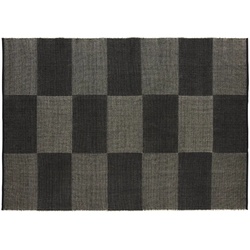 HAY - Check Teppich, 170 x 240 cm, schwarz L check