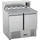 Stalgast STARLINE Pizzatisch mit Edelstahl-Aufsatz und zwei Türen, GN1/1, 900x700x1075 mm, 240 L
