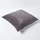 Homescapes Kissenbezug Samt 60 x 60 cm Silber