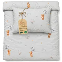 Totsy Baby Kinderbettwäsche Baby Bettwäsche 100x135 cm aus Baumwolle - Kinder Set von Duvet Cover 100 x 135 und Kissenbezug 40x60 cm Junge und mädchen babybettwäsche bettbezug für Kleinkind Oeko-Tex