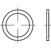 Industrial Quality Supplies DIN 7603 Dichtring, Alu A 22x27x1,5