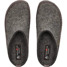 HAFLINGER Blizzard Skane Filzpantoffel Hausschuh Anthrazit,