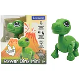 Lexibook Power Mini - Mein kleiner Roboterdinosaurier - Roboterdinosaurier mit Geräuschen, Musik, Lichteffekten, Sprachwiederholung und Klangreaktion, Spielzeug für Jungen und Mädchen - ROB02DINO