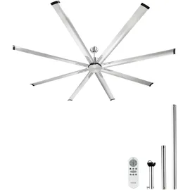 Vevor 244 cm Deckenventilator Silber