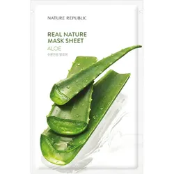 Nature Republic Real Aloe Sheet Face Mask Maske 23 GR Unisex