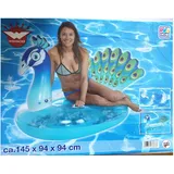 Happy People Schwimmtier Pfau mit Federn 145x94x94cm