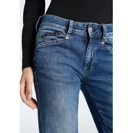 Herrlicher Bootcut-Jeans "Prime New Denim Light", Damen, Gr. 34, Länge 34, dolphin, Denim/Jeans, Obermaterial: 98% Baumwolle, 2% Elasthan, weit knöchellang, Jeans, mit Stretch