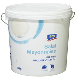 aro Salat Mayonnaise Mit 50% Pflanzlichen Öl (10 kg)