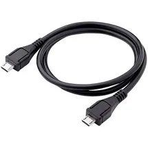 Akyga USB-Kabel USB-Micro-B Stecker, USB-Micro-B Stecker 0.60 m Schwarz AK-USB-17
