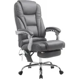 TPFLiving Pacira Kunstleder Grau