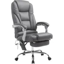 TPFLiving Pacira Kunstleder Grau