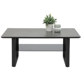 Möbel Boss Arne Schwarz Glas 105 x 45 x 105 cm