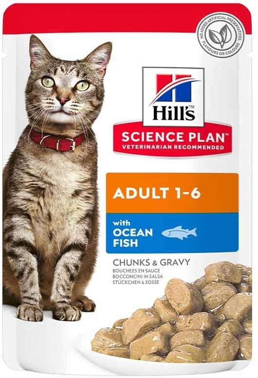 Hills Science Plan Feline Adult Frischebeutel Fisch12 x 85 g