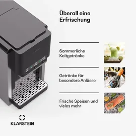 Klarstein ArcticBlend 3in1 IceMaker 20 kg/24h Bullet Ice, Wasserspender