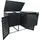 DEGAMO Mülltonnenbox 264 x 80 x 116 cm anthrazit