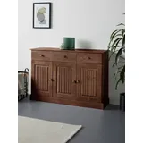 Home Affaire Sideboard »Liotta«, Kommode mit 2 Schubkästen u. 2 verstellbare Einlegeböden braun