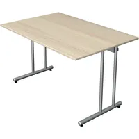 Kerkmann Schreibtisch start up Fuß silber 120x80x75cm ahorn