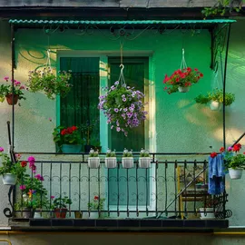 Relaxdays Blumentopf Halter 20 x 21 x 26 cm Schwarz