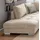 luma-home Eckcouch Cord 4-Sitzer Beige